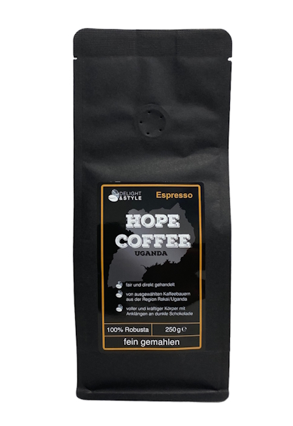 Hope Coffee Uganda | Espresso gemahlen | 250 g